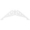 Ekena Millwork Pitch Carrillo Architectural Grade PVC Gable Pediment, 48"W x 20"H x 1"P (10/12) GPP048X020X100CRL - alternate 3